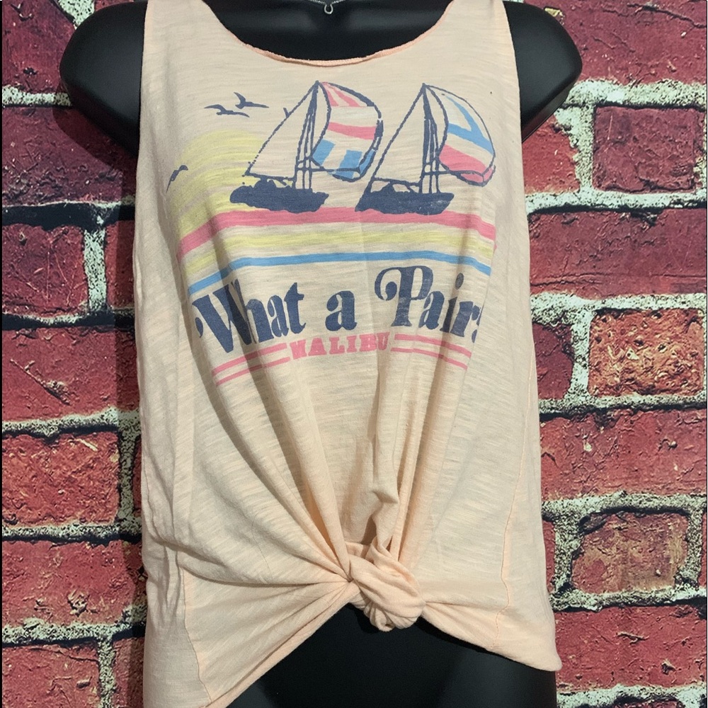 “What a Pair” Sailboat Tank Top -Junkfood Brand